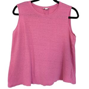 J. Jill Love Linen Pink‎ Sleeveless Tank Top Shirt